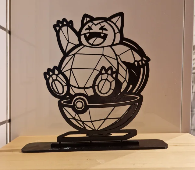 Ronflex sortant de sa Poké Ball – Low Poly