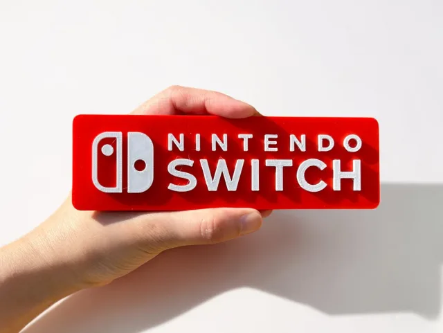 Plaque logo Nintendo Switch