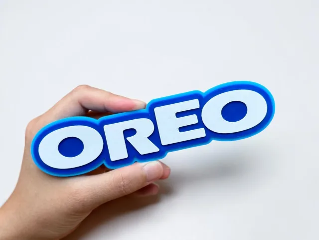Plaque logo OREO