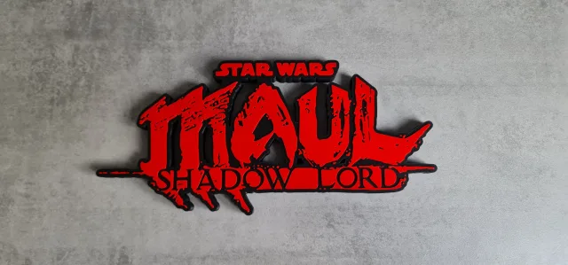 Plaque logo Star Wars Maul