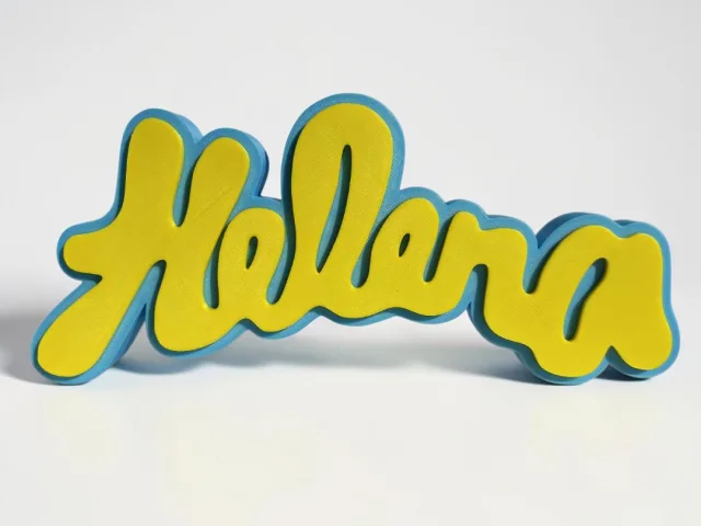 Plaque logo Helena