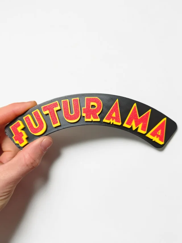 Plaque logo Futurama